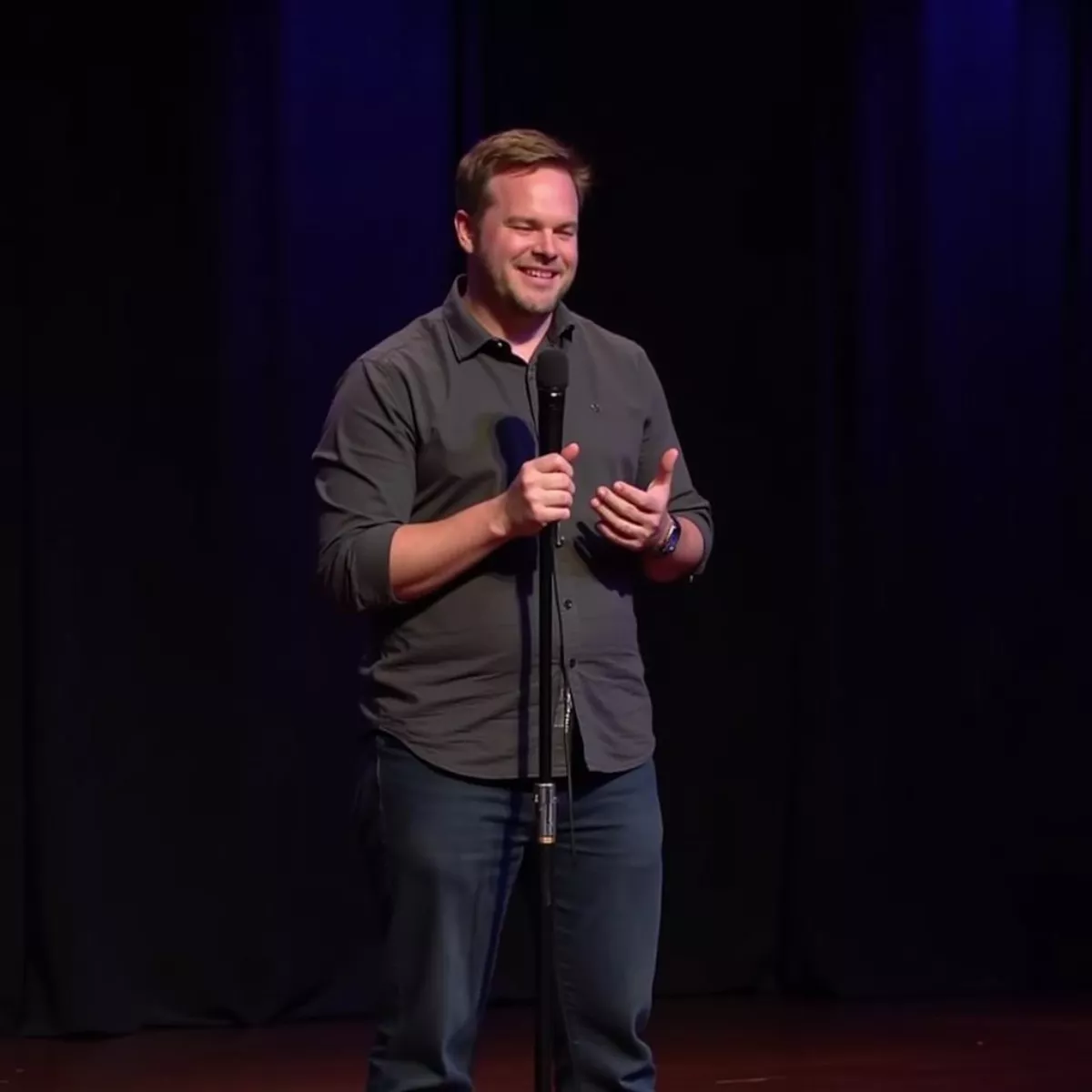 Nate Bargatze Performing Stand-Up Comedy