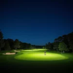 Night golf course