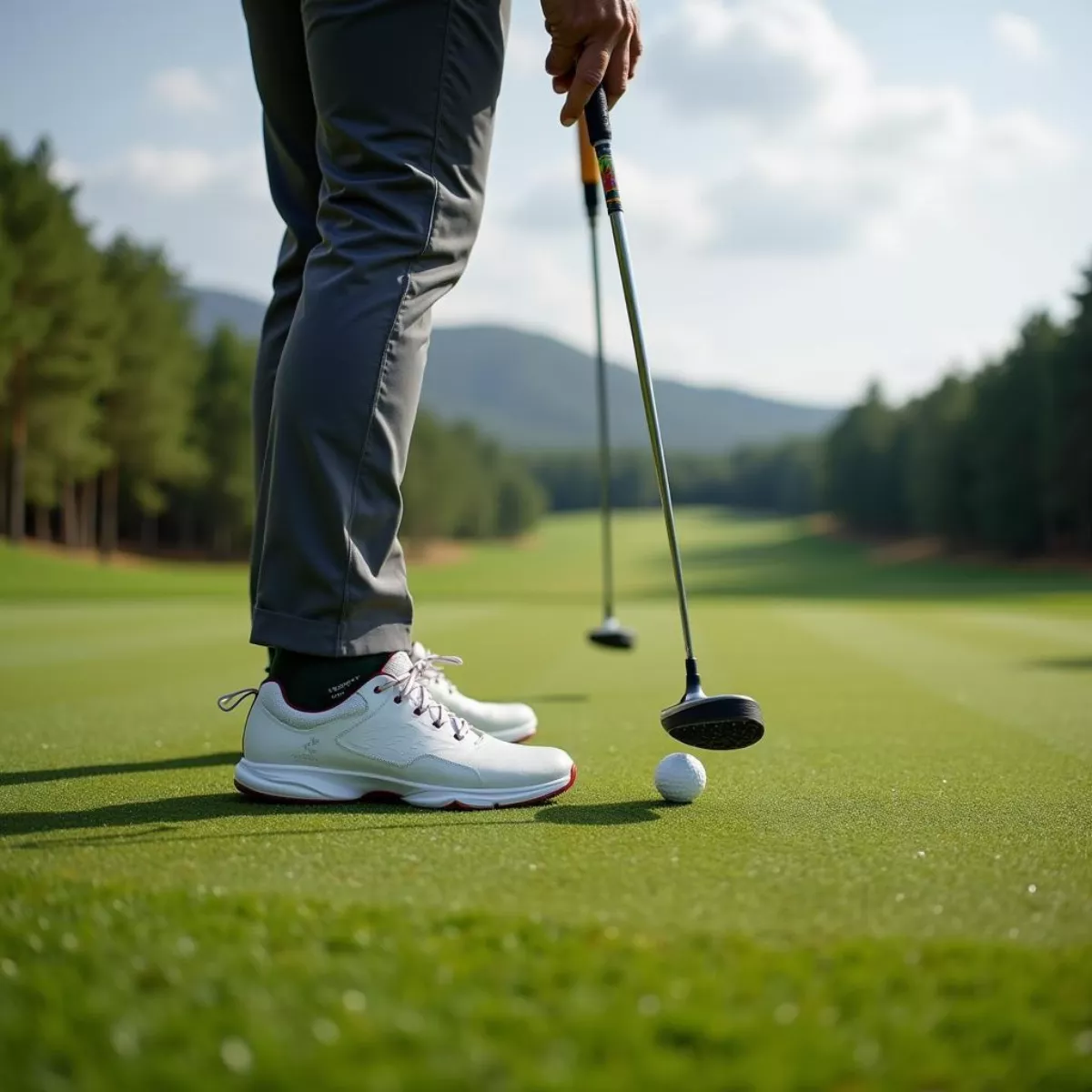 On Cloud Golf Shoes On Course