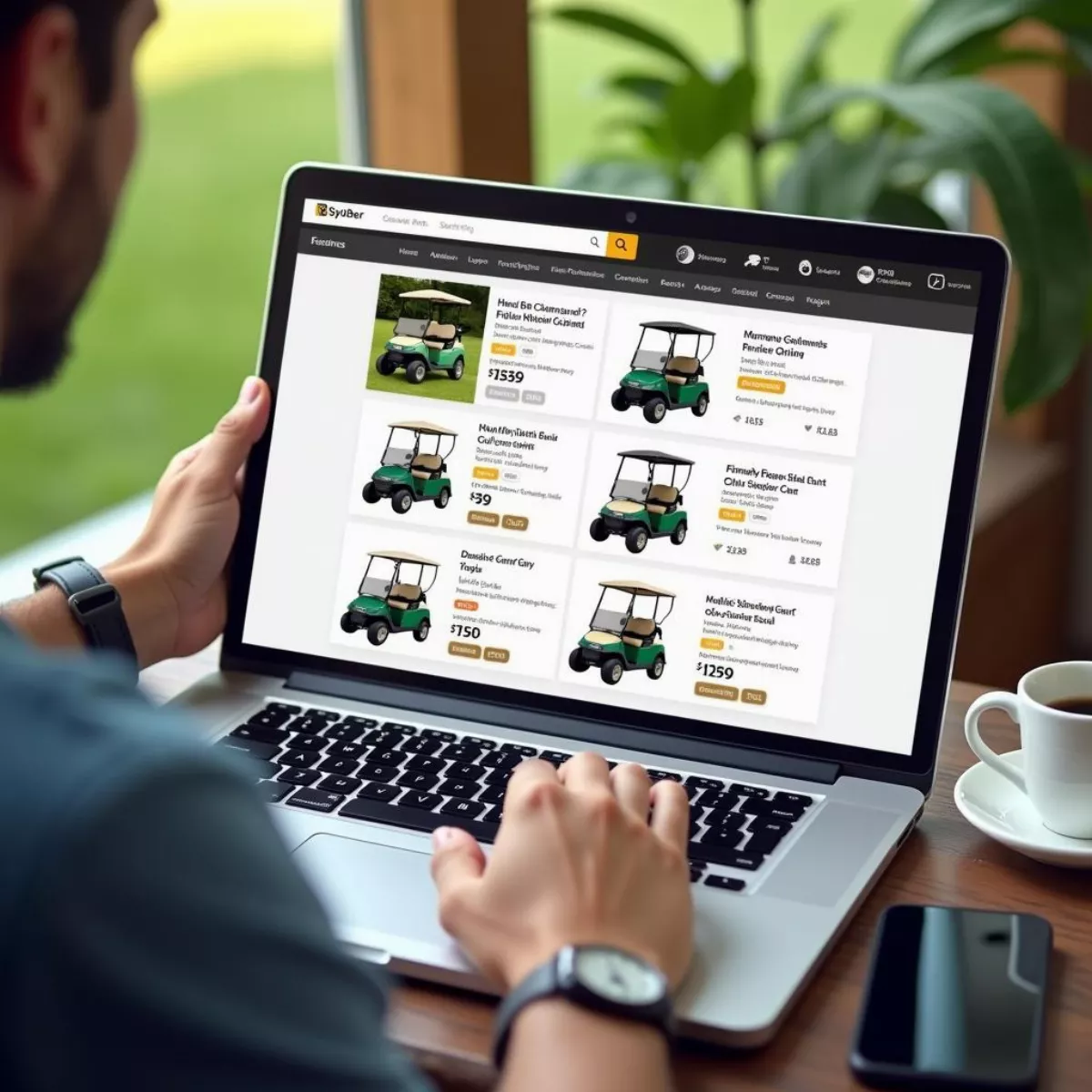 Online Golf Cart Shopping