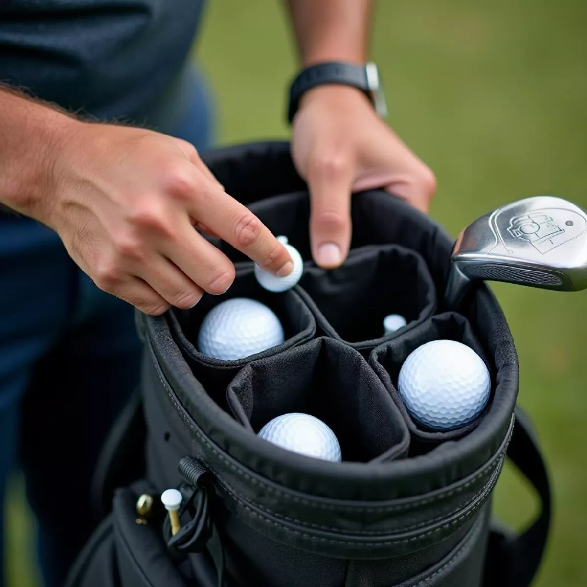 Organizing Golf Clubs And Accessories