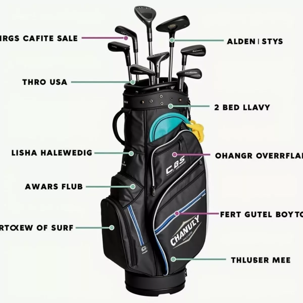 Organized Golf Bag