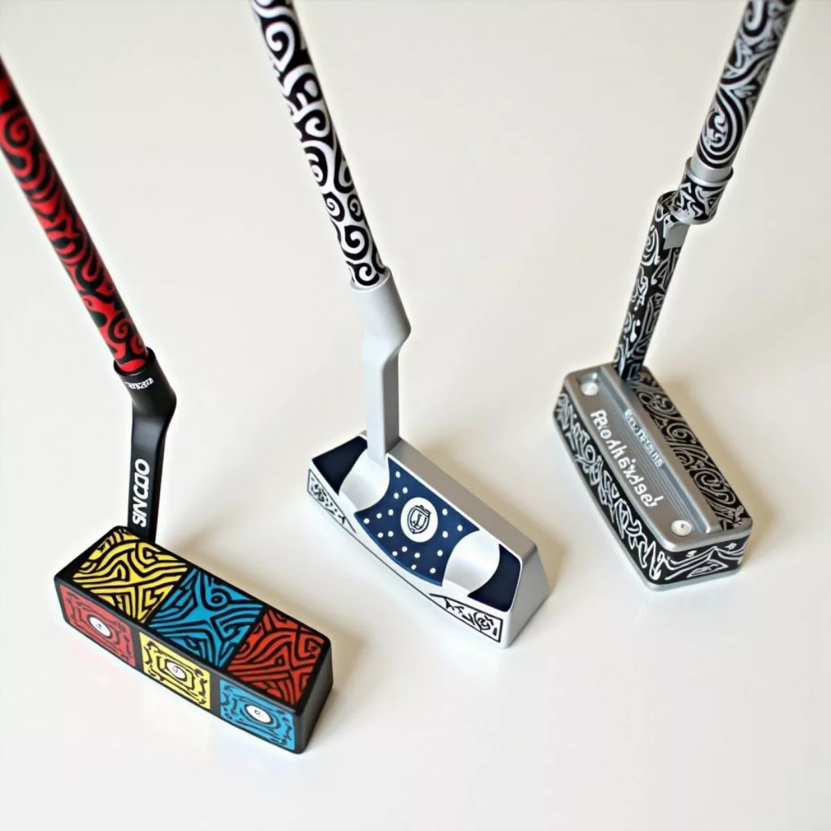 Golf Putters With Custom Paint Designs