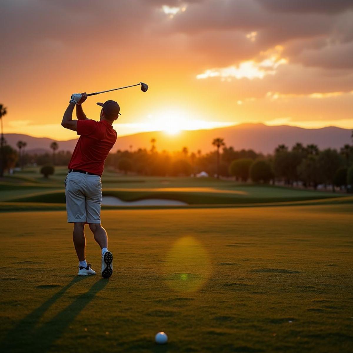 Palmdale Golf Course Sunset