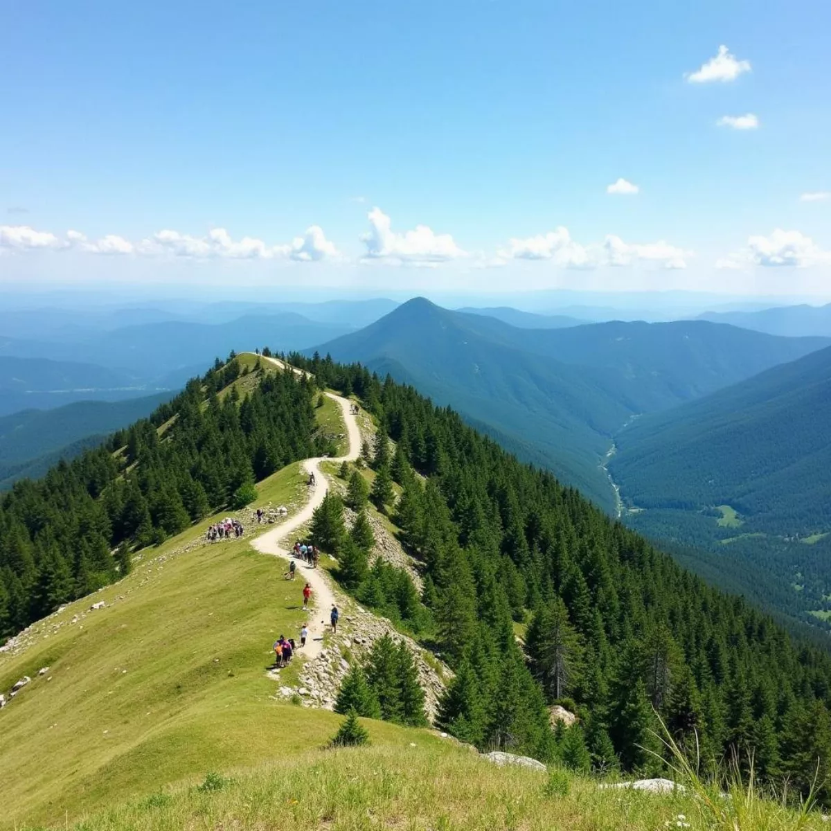 Panoramic View from Wheeler Peak Trail