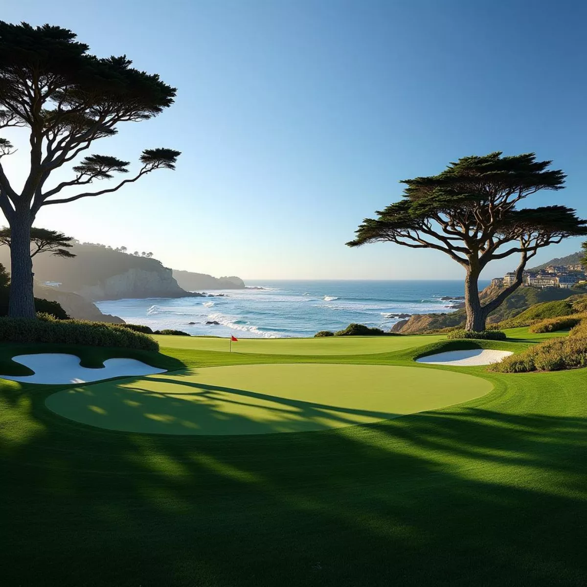 Pebble Beach Golf Links With Ocean View