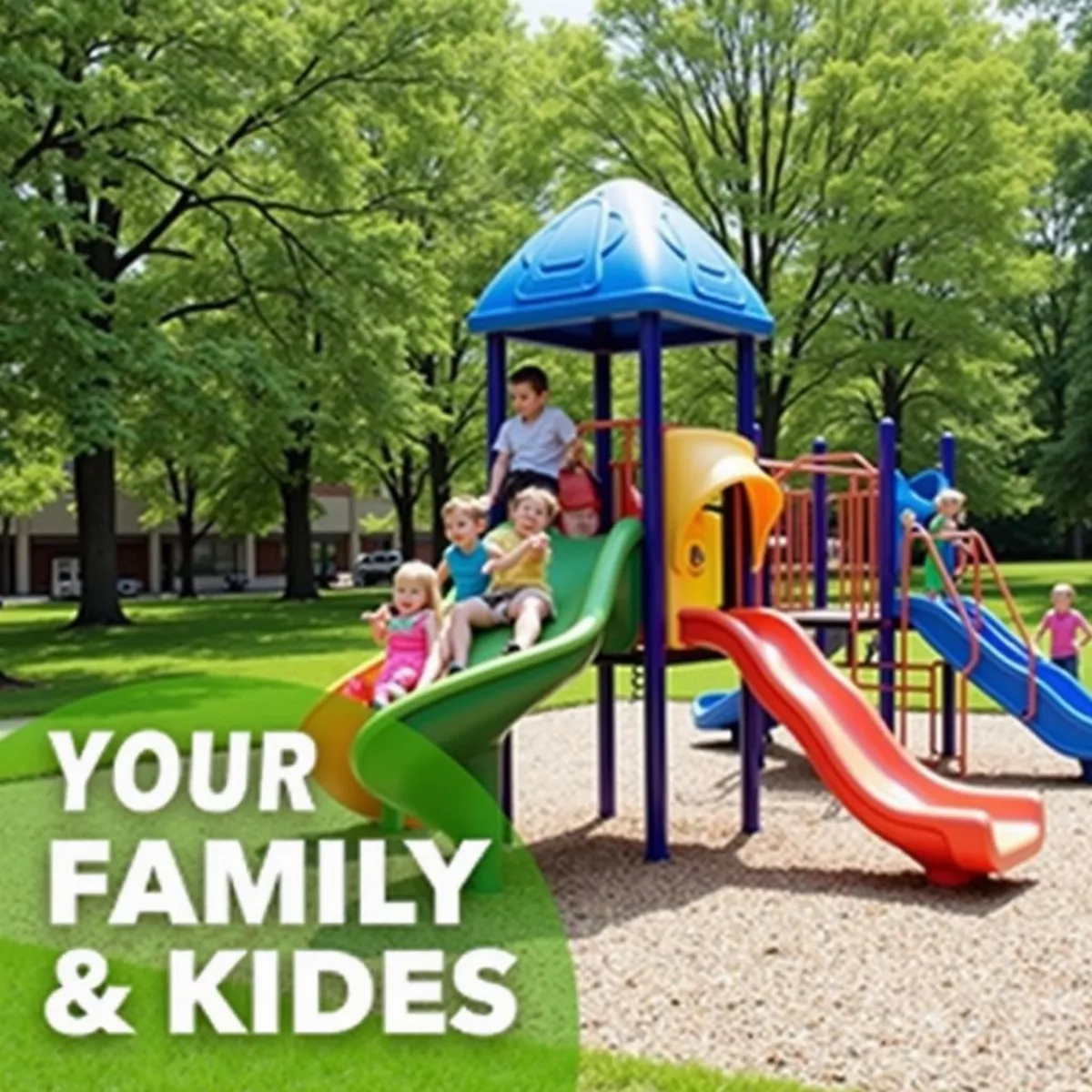  Children Playing In Pell City Park