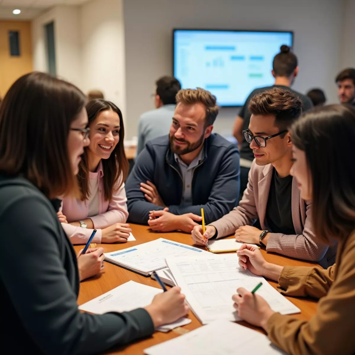 Group Of People Planning An Event