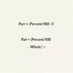 Formula for Calculating Percentages