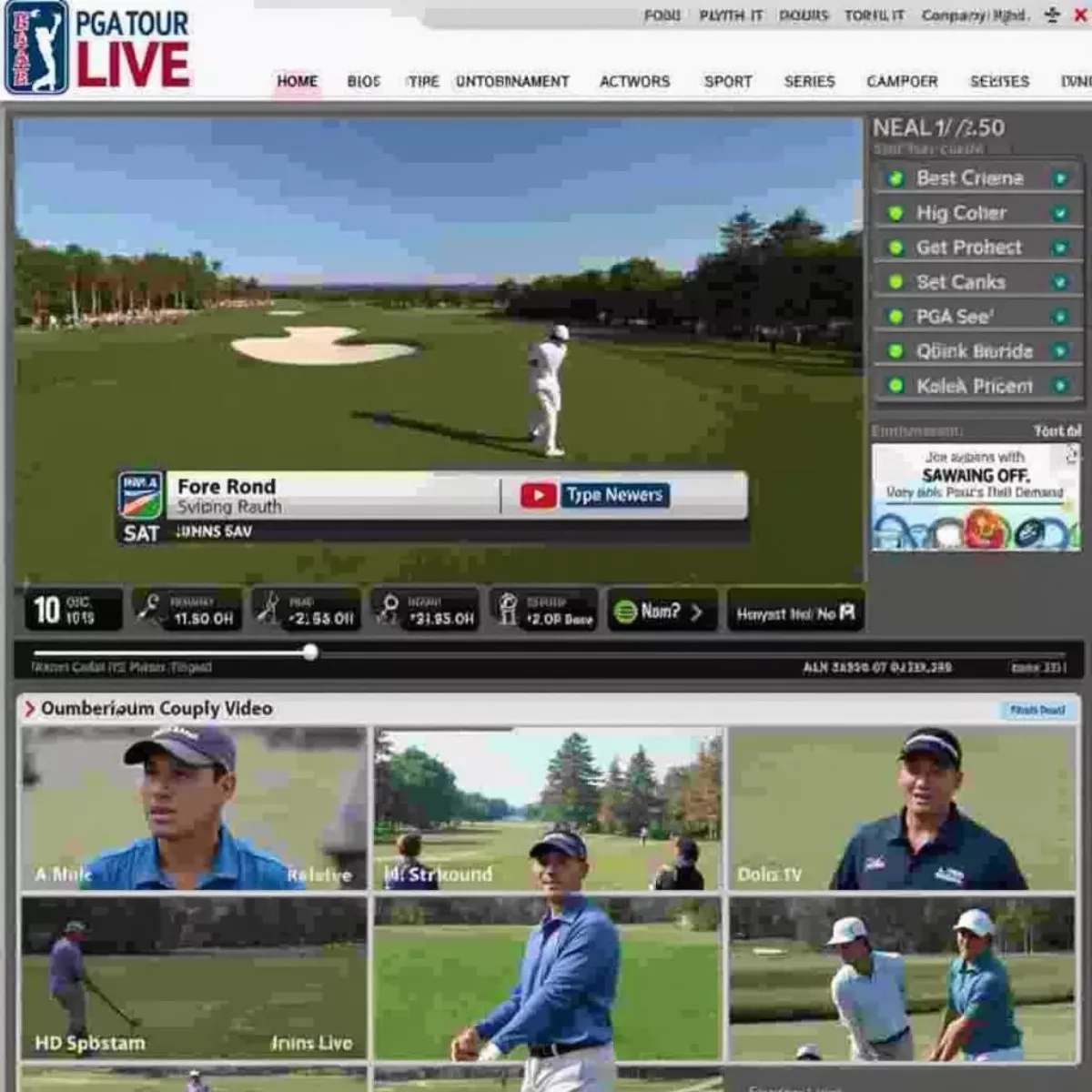 Pga Tour Live Streaming Platform