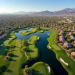 Phoenix Arizona Cityscape Aerial View