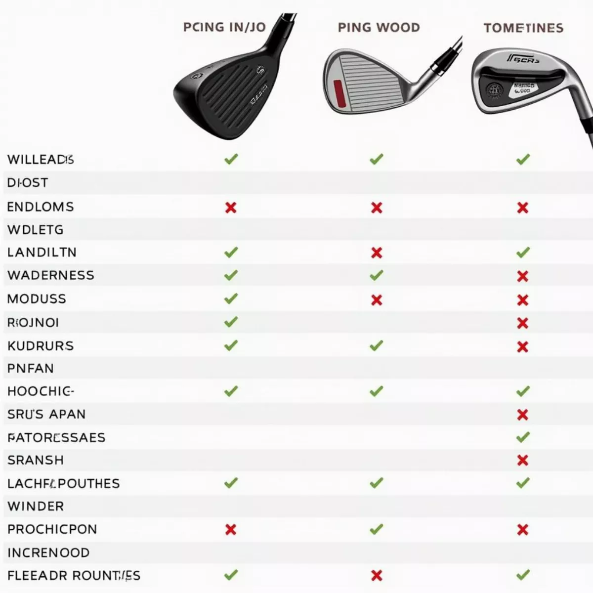 Ping G425 5 Wood Comparison