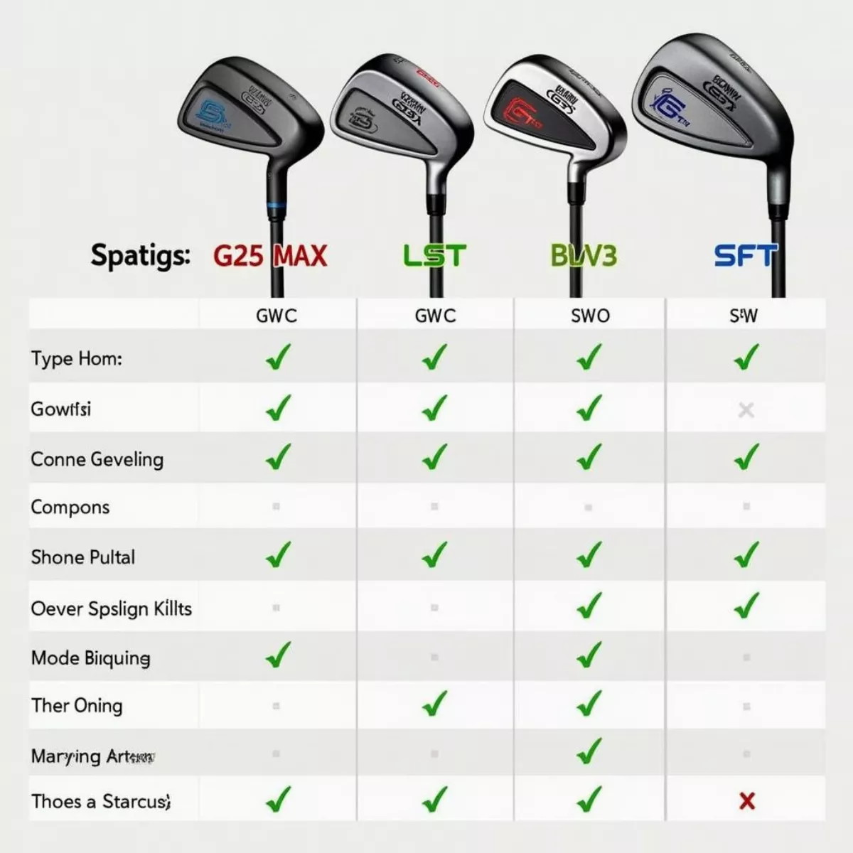 Ping G425 Driver Models Comparison