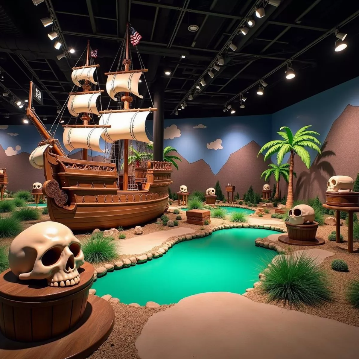 Pirate Themed Mini Golf