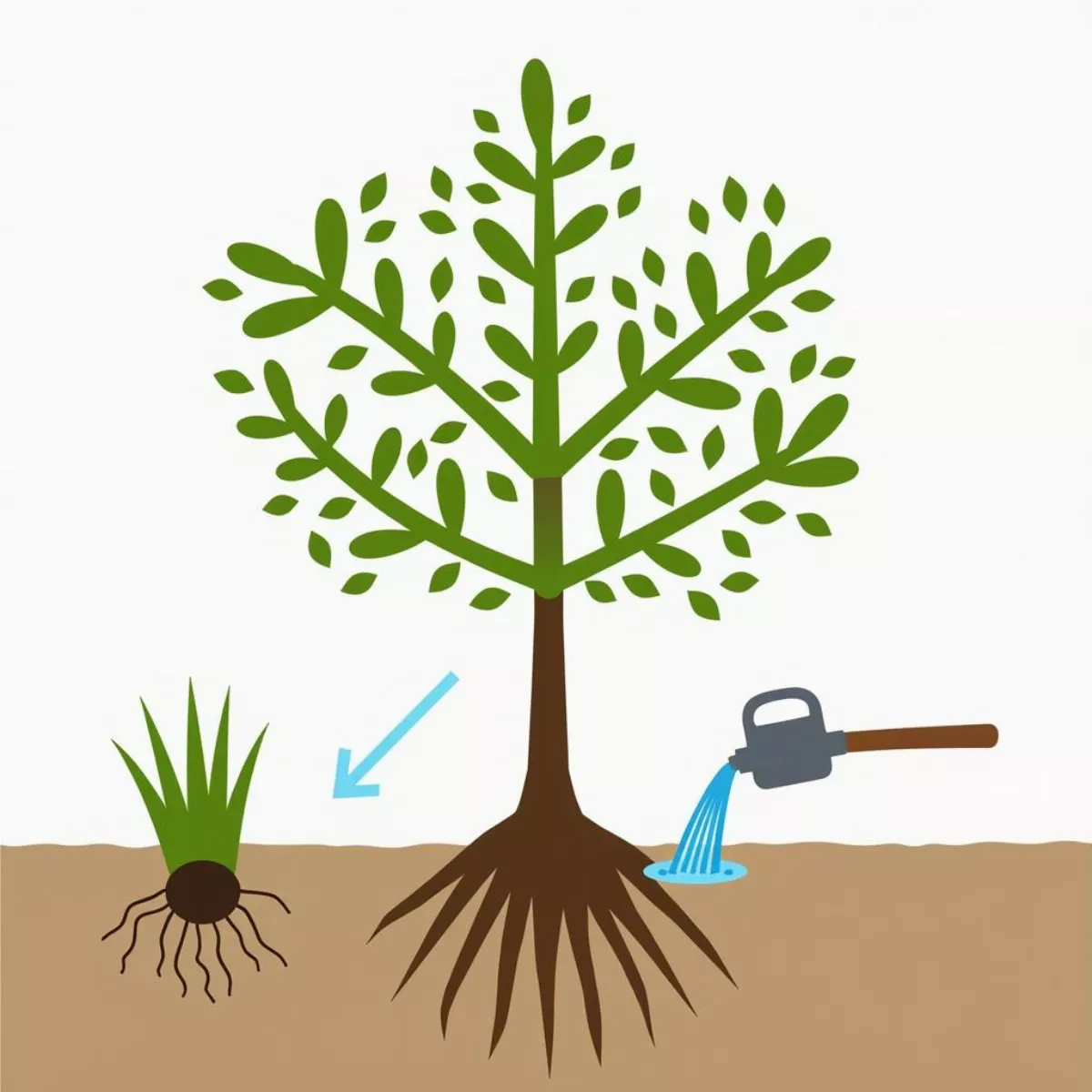 Planting A Cottonwood Palo Verde Sapling