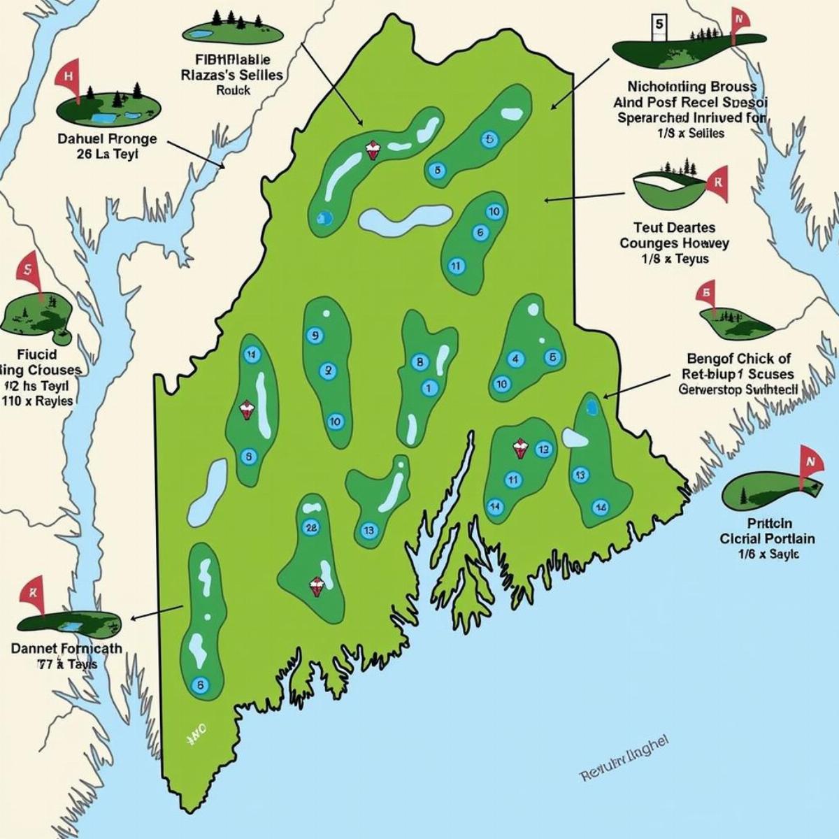 Overview of Golf Courses in Portland, Maine