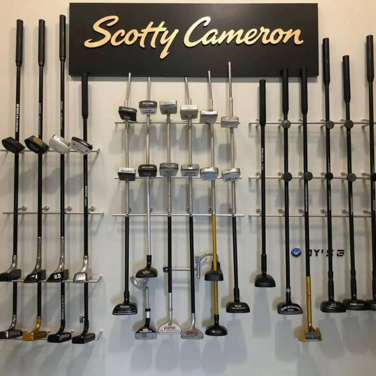 Premium Golf Putters Display