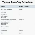 Professional Golf Tournament Schedule