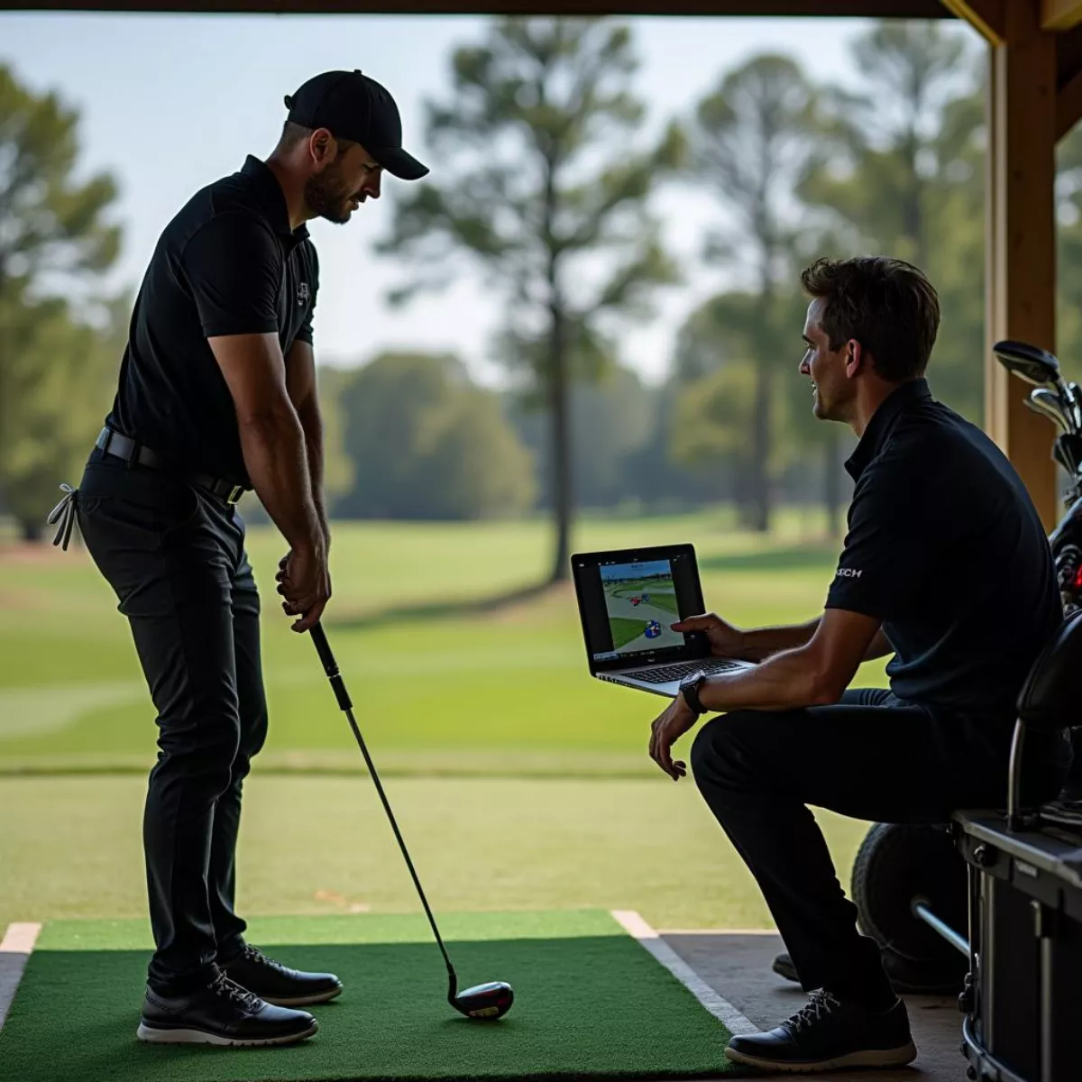 Professional Golfer Custom Putter Fitting