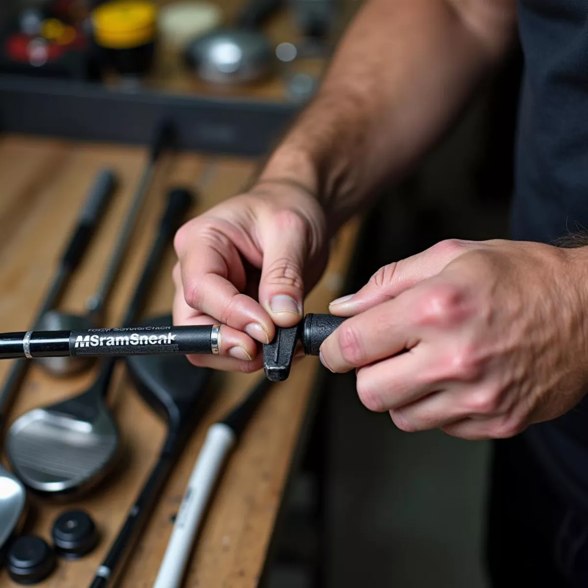 Professional Regripping A Golf Club