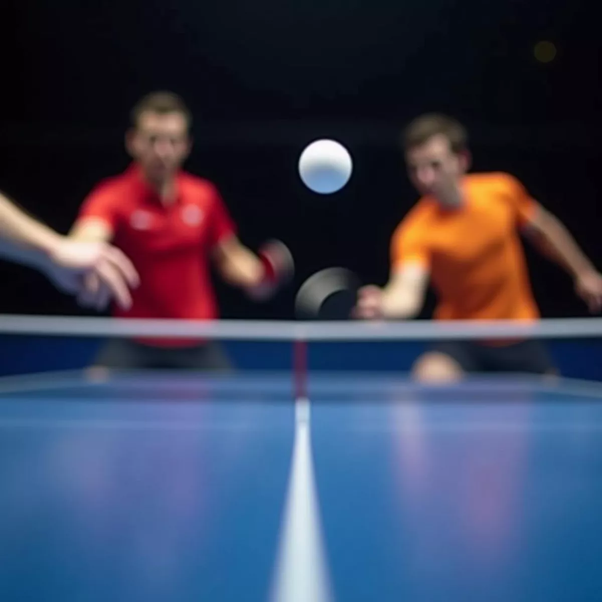 Professional Table Tennis Match