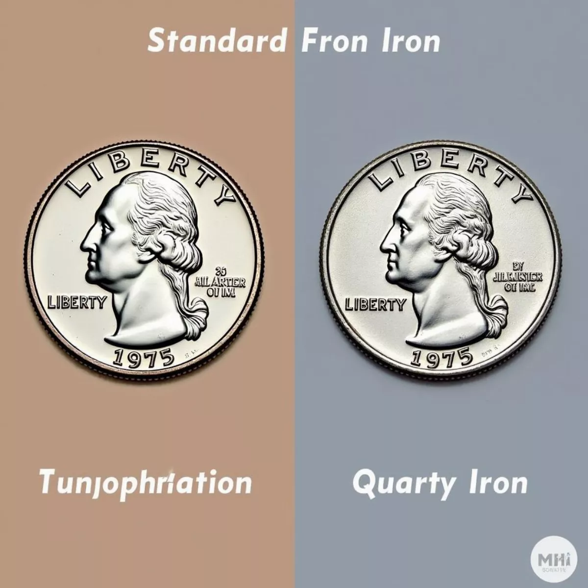 Quarter Iron Coin Comparison