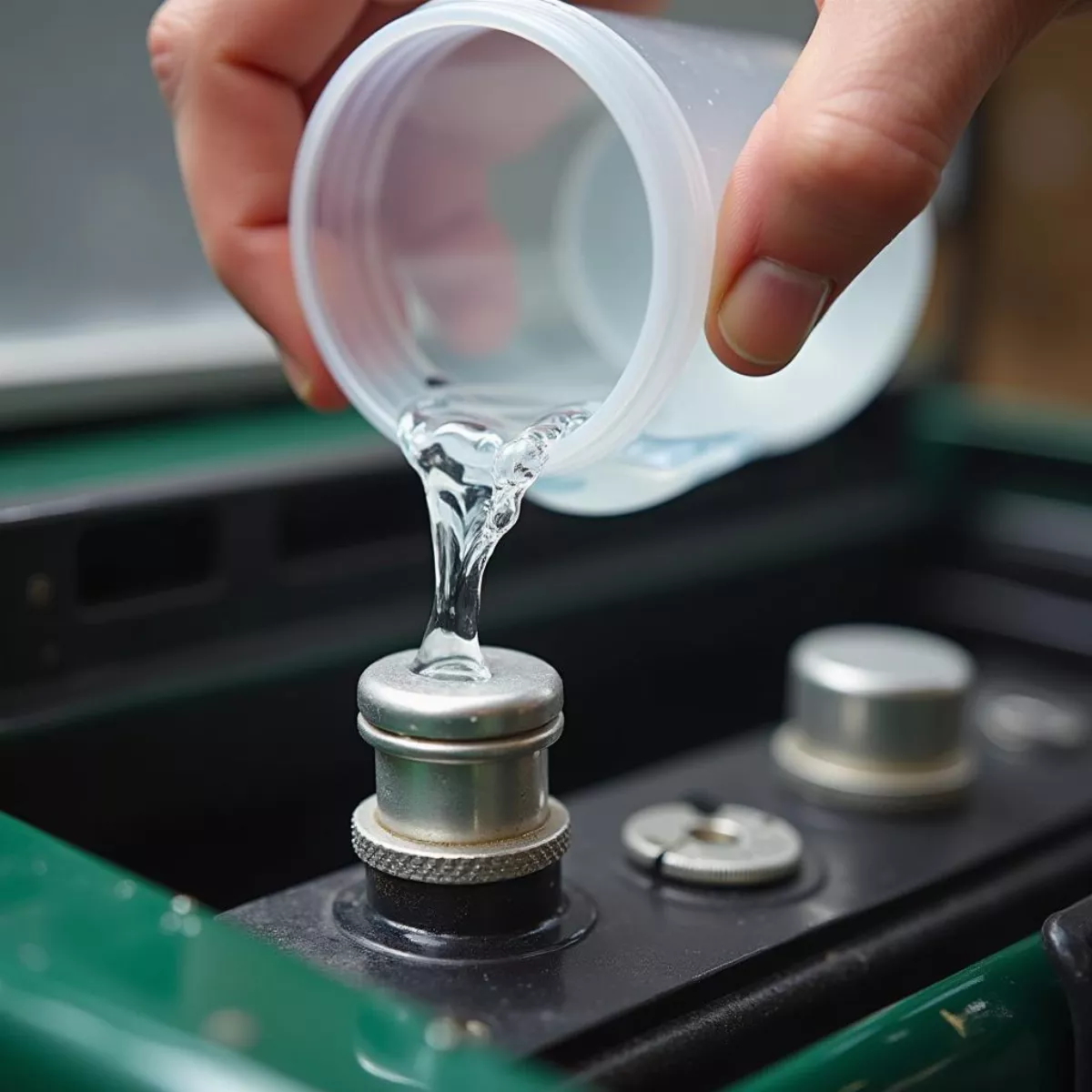 Refilling Golf Cart Battery With Distilled Water