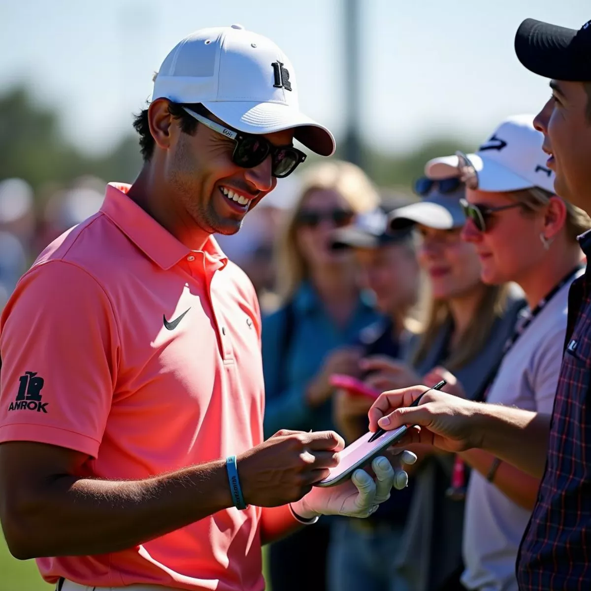 Rickie Fowler Signing Autographs