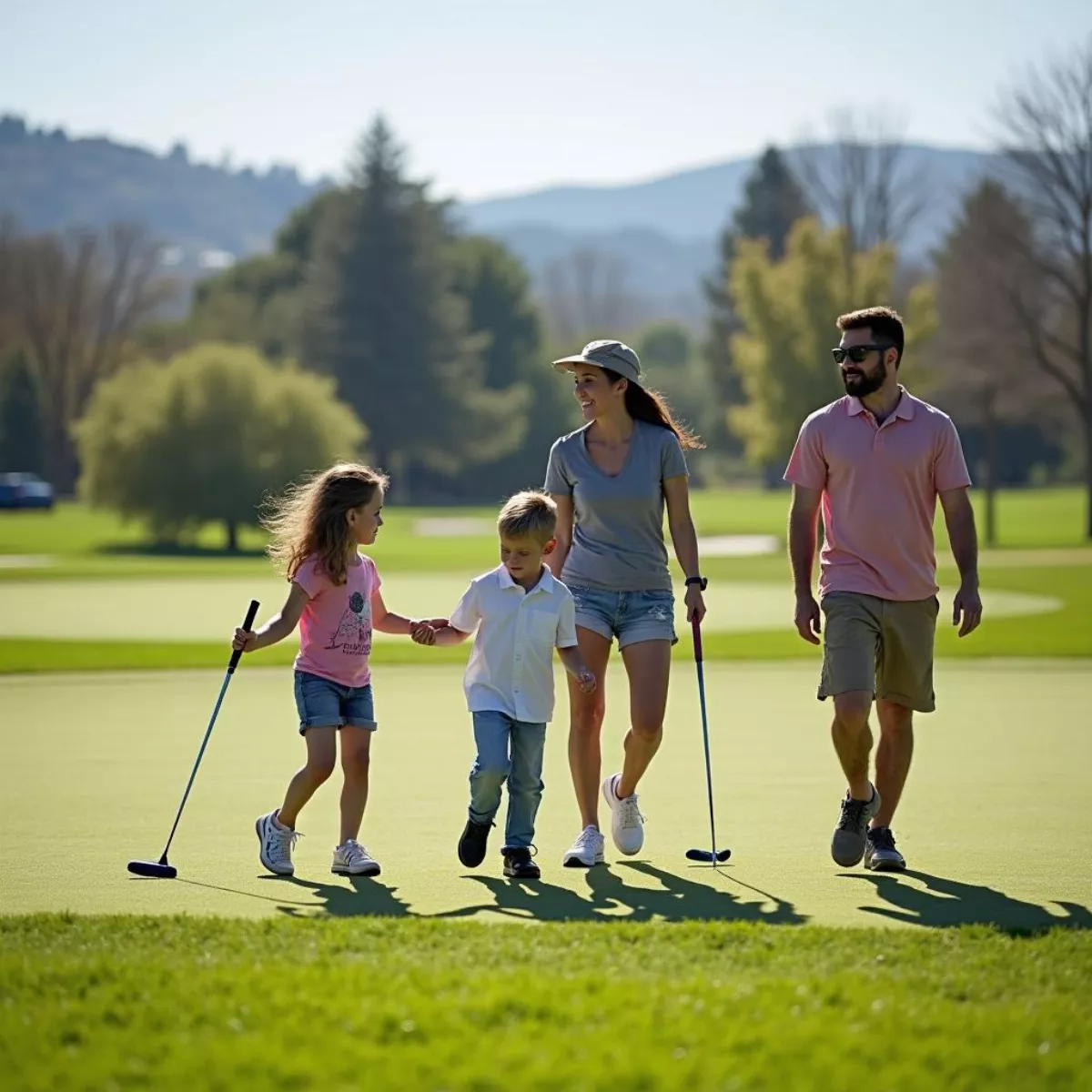 Rio Vista Recreation Center Family Golfing