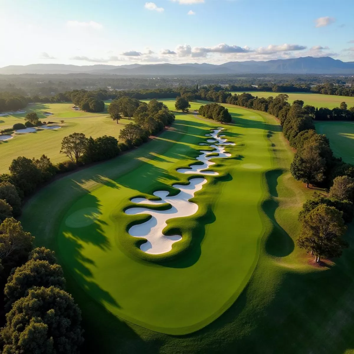 Aerial View Of Royal Melbourne Golf Club