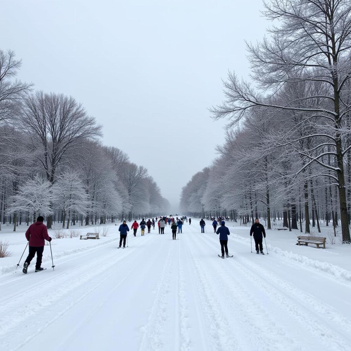 Winter Activities at Russian Jack Springs Park