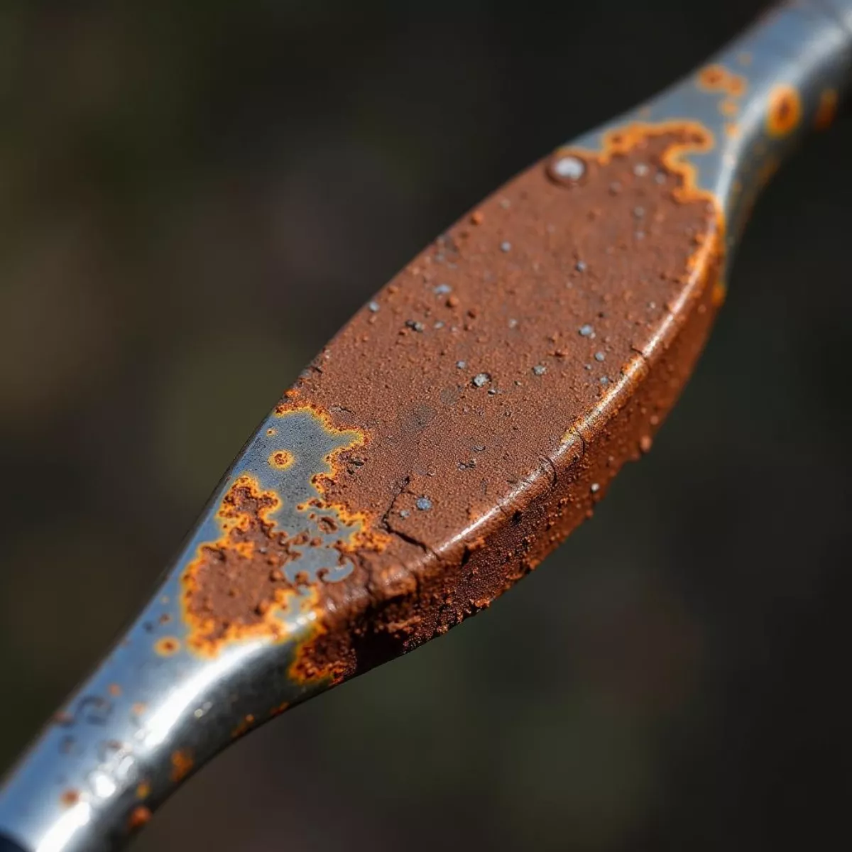 Rusted golf wedge