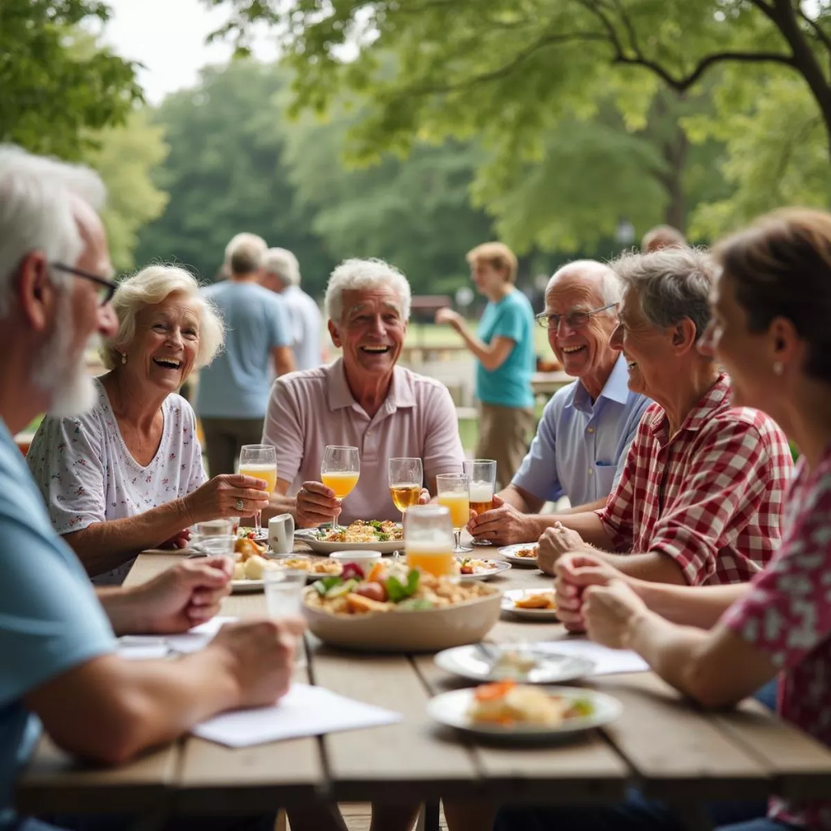 Residents Socializing at Saddlebrooke