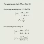 Example of calculating percentage from raw score