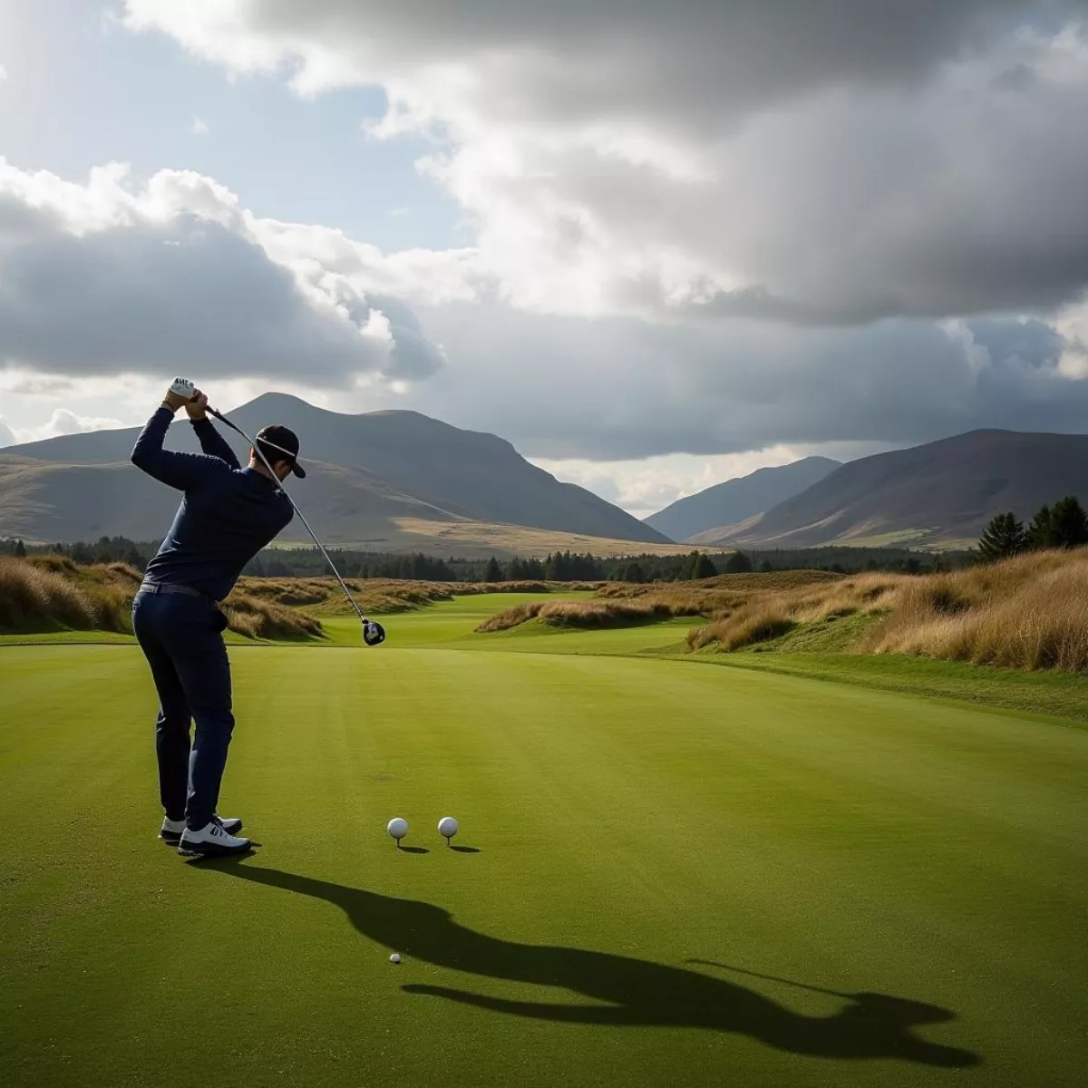 Scottish Highlands Golfer