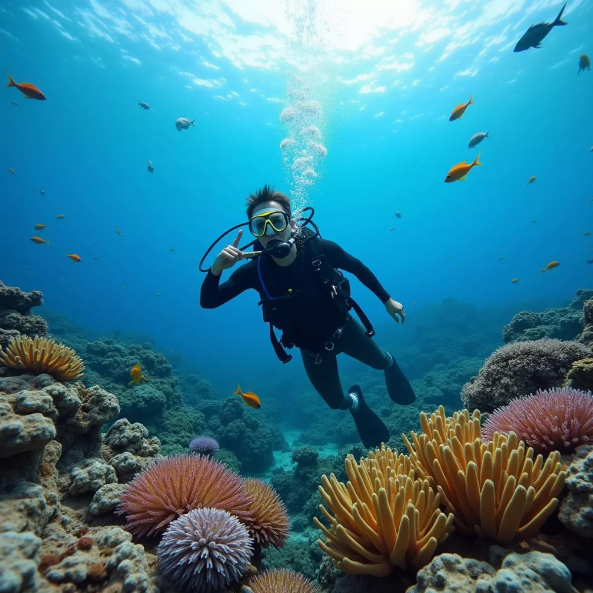 Scuba Diving In Papagayo Gulf