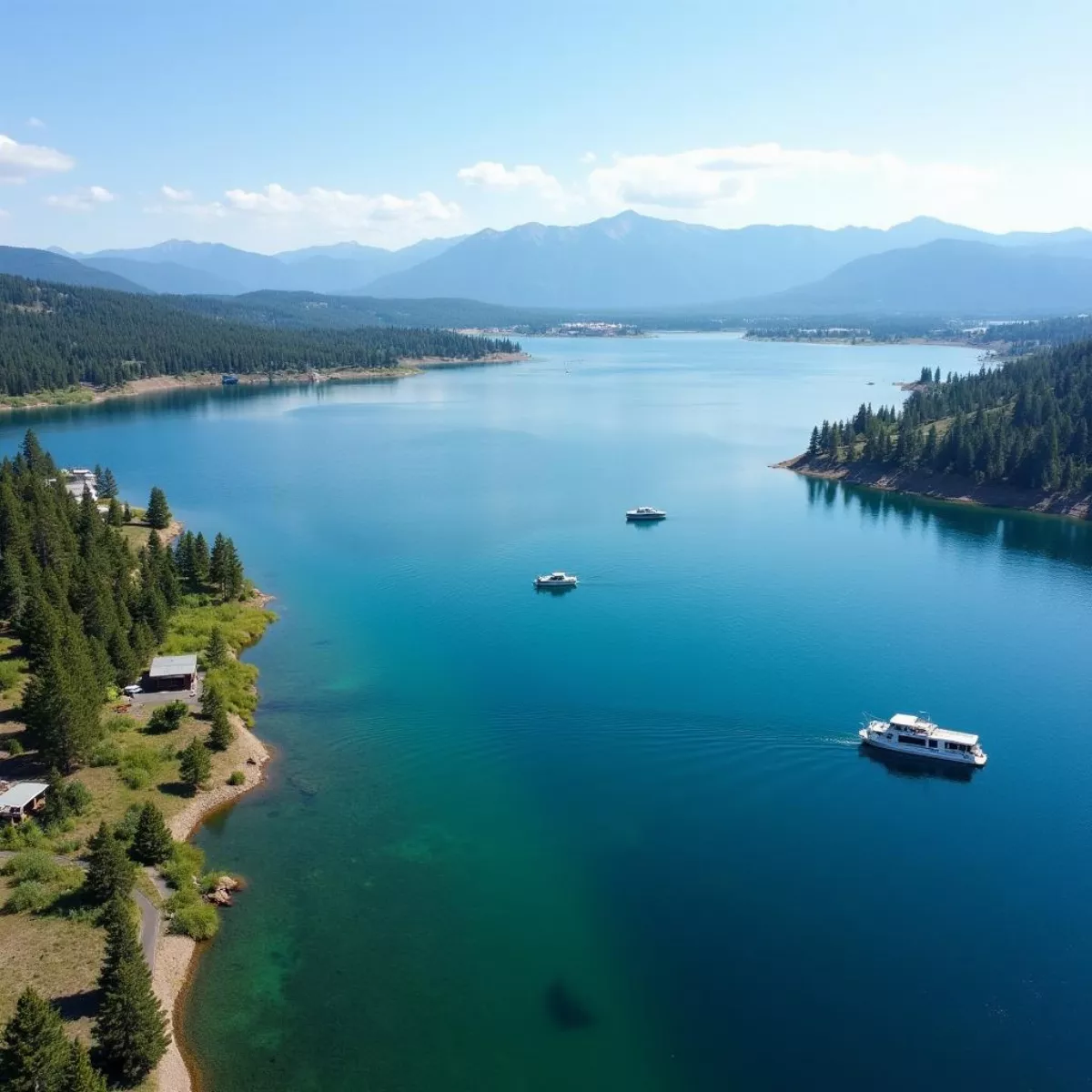 Show Low Lake Aerial View