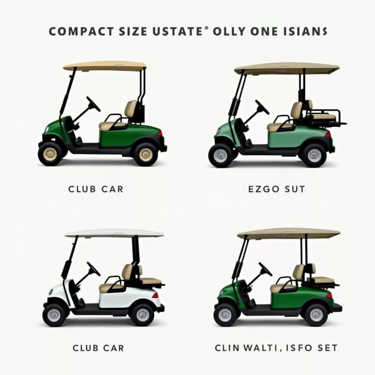 Small Golf Carts Comparison