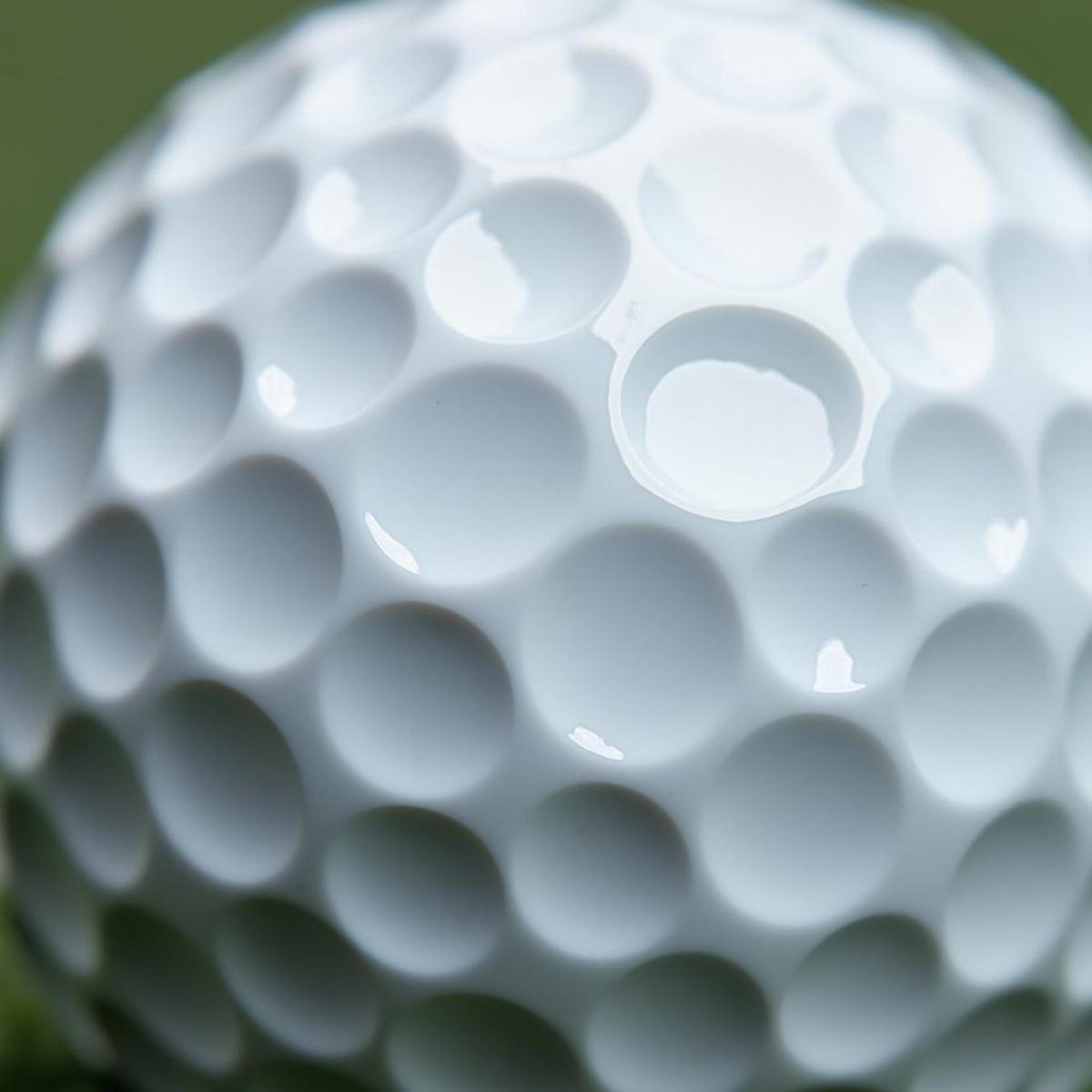 Soft Golf Ball Close Up