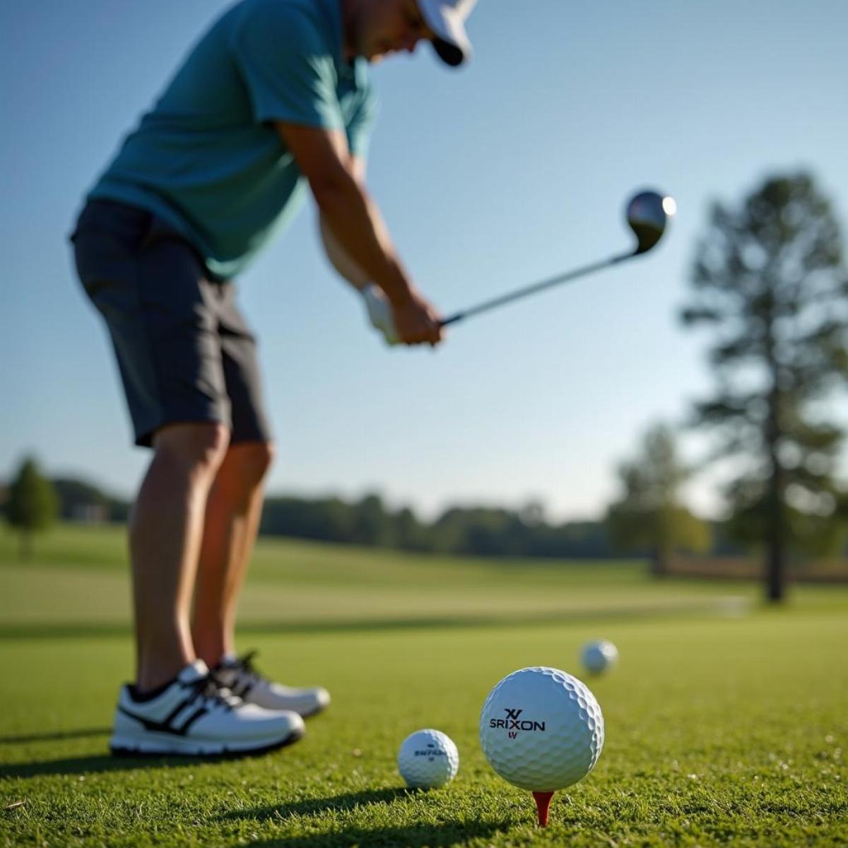 Srixon XV Golf Ball in Flight