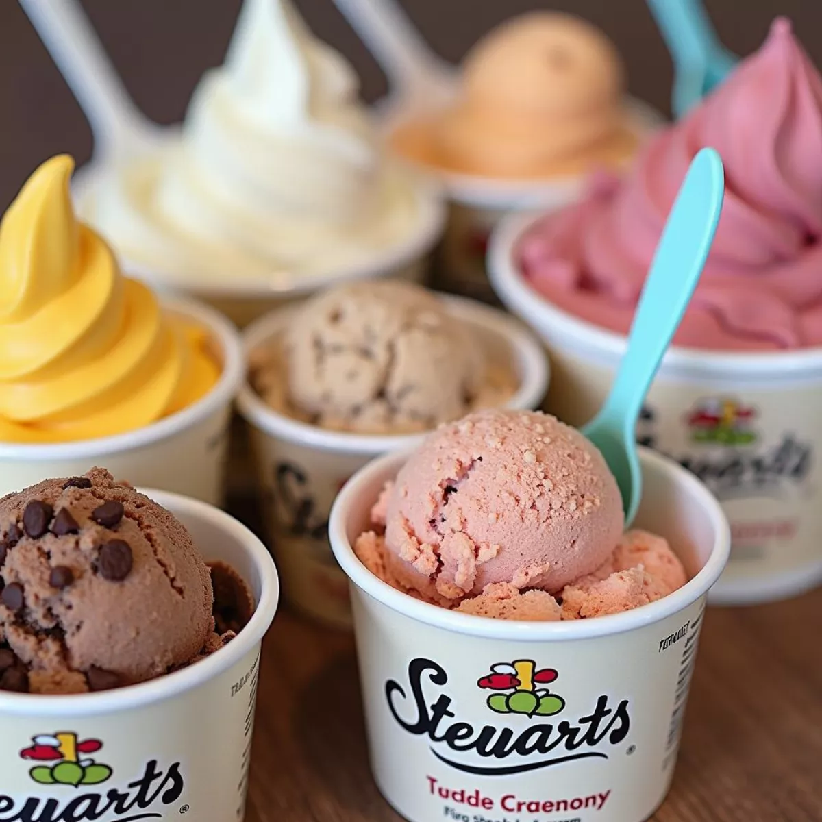 Stewart'S Shop Ice Cream Selection