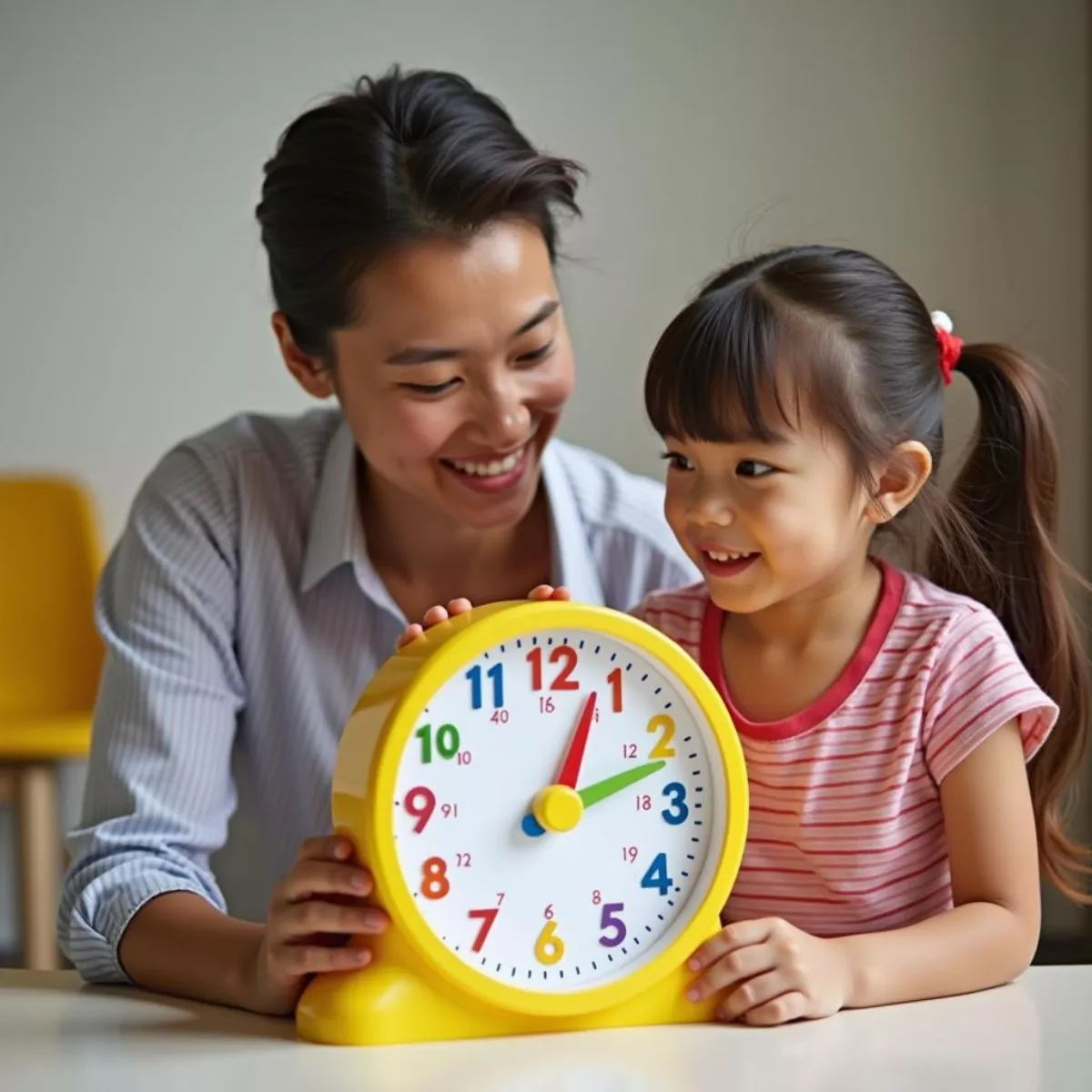 Teaching Time With Analog Clock