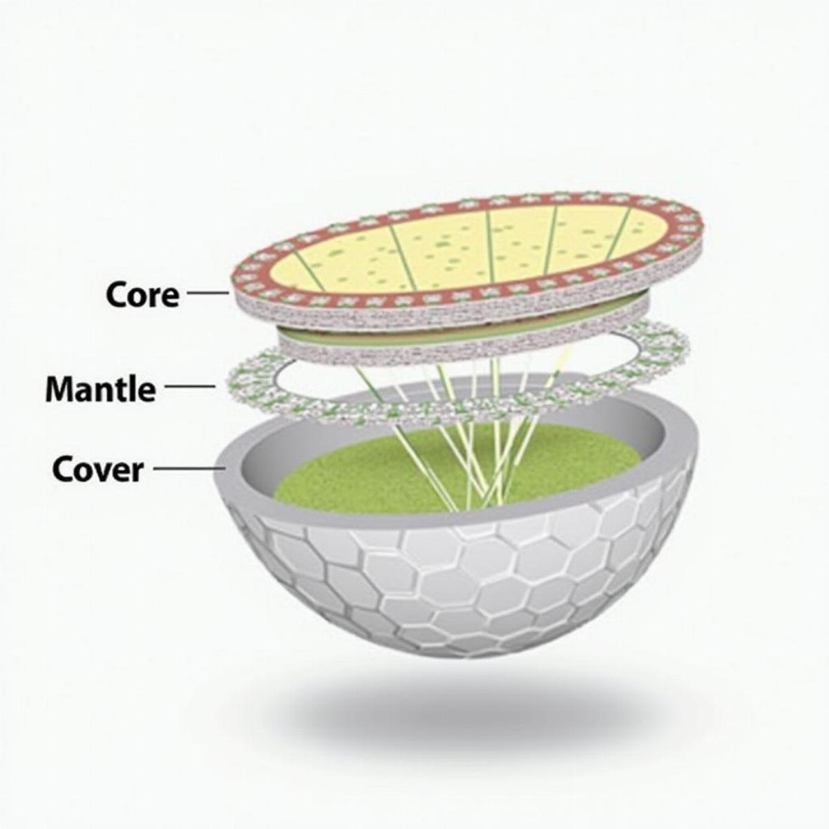 Three-Piece Golf Ball Construction