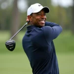 Tiger Woods Wearing the Golf Sweater