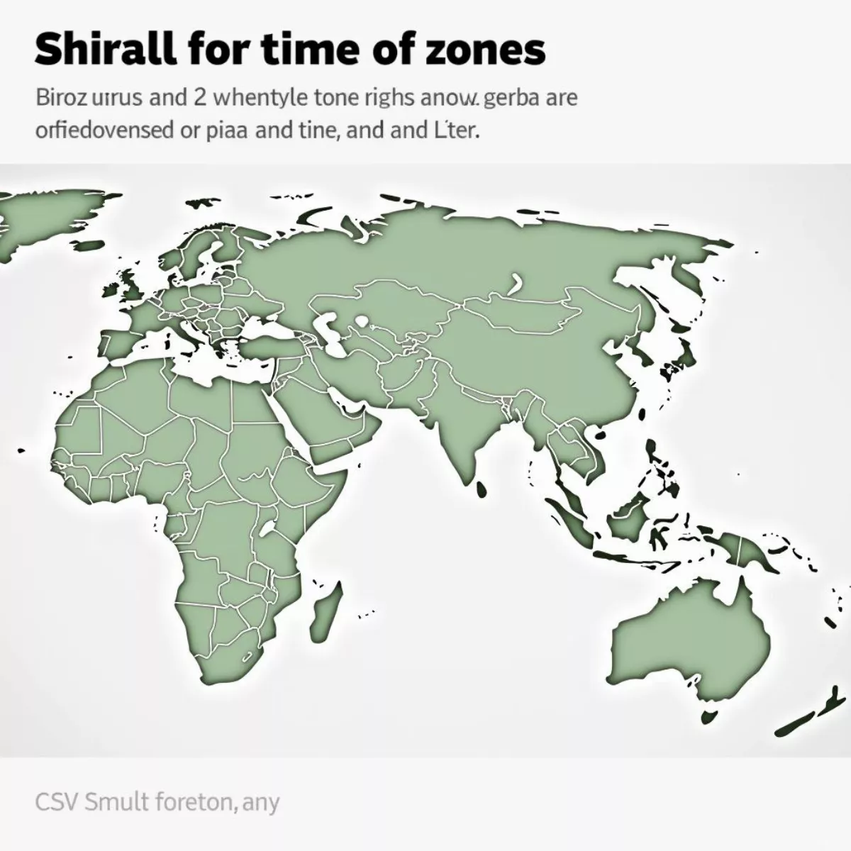 World Time Zone Map