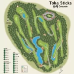 Toka Sticks Golf Course map