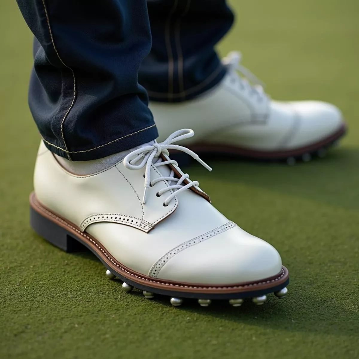 Traditional Spiked Golf Shoes For Men