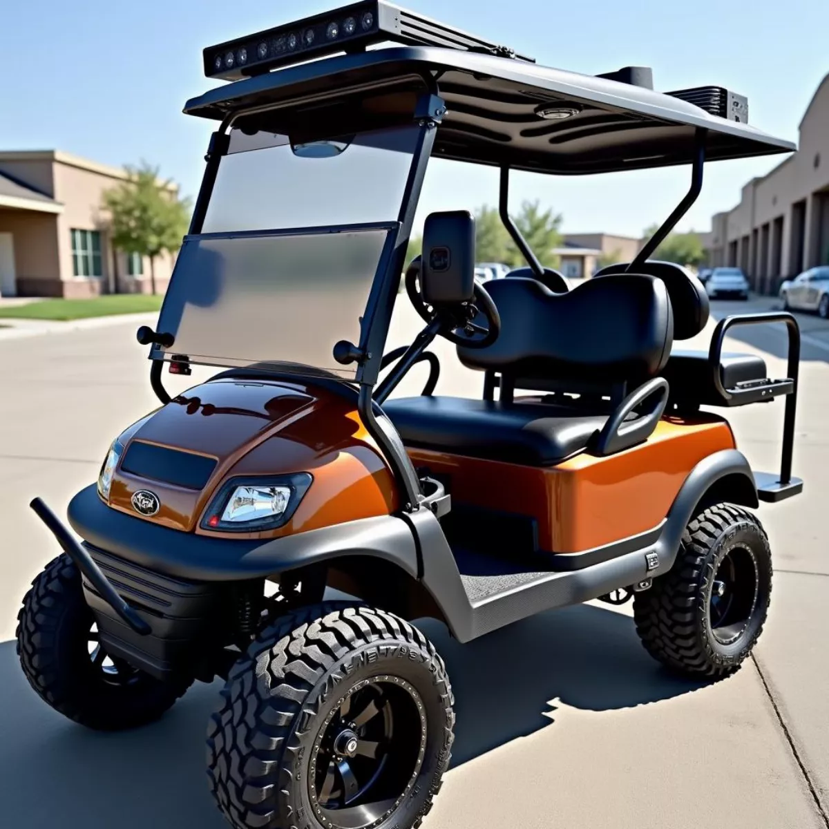 Upgraded Electric Golf Cart With Accessories