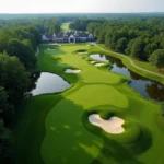 Valhalla Golf Course Aerial View