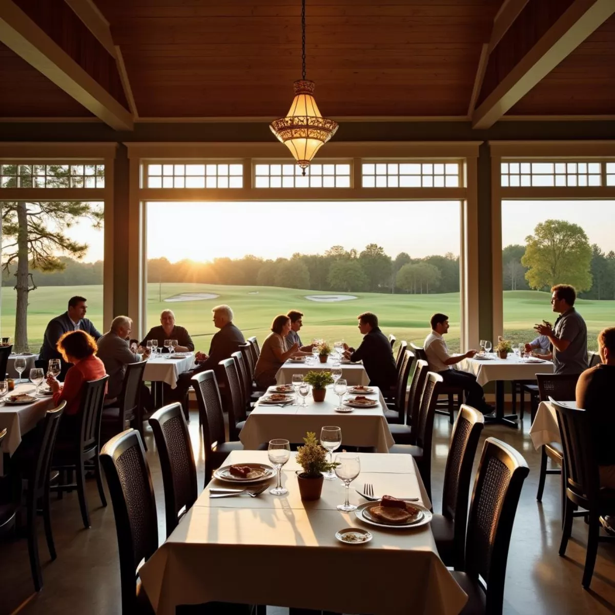 Dining At Valhalla Golf Course Clubhouse